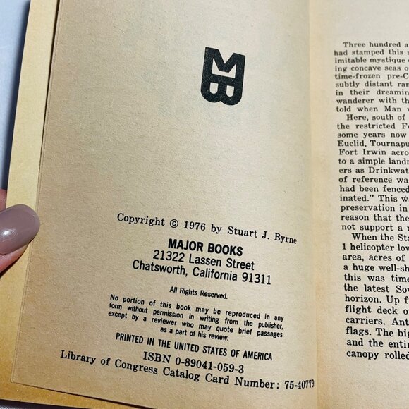 The Alpha Trap By Stuart J. Byrne Vintage Paperback Book 1976 - Picture 4 of 5